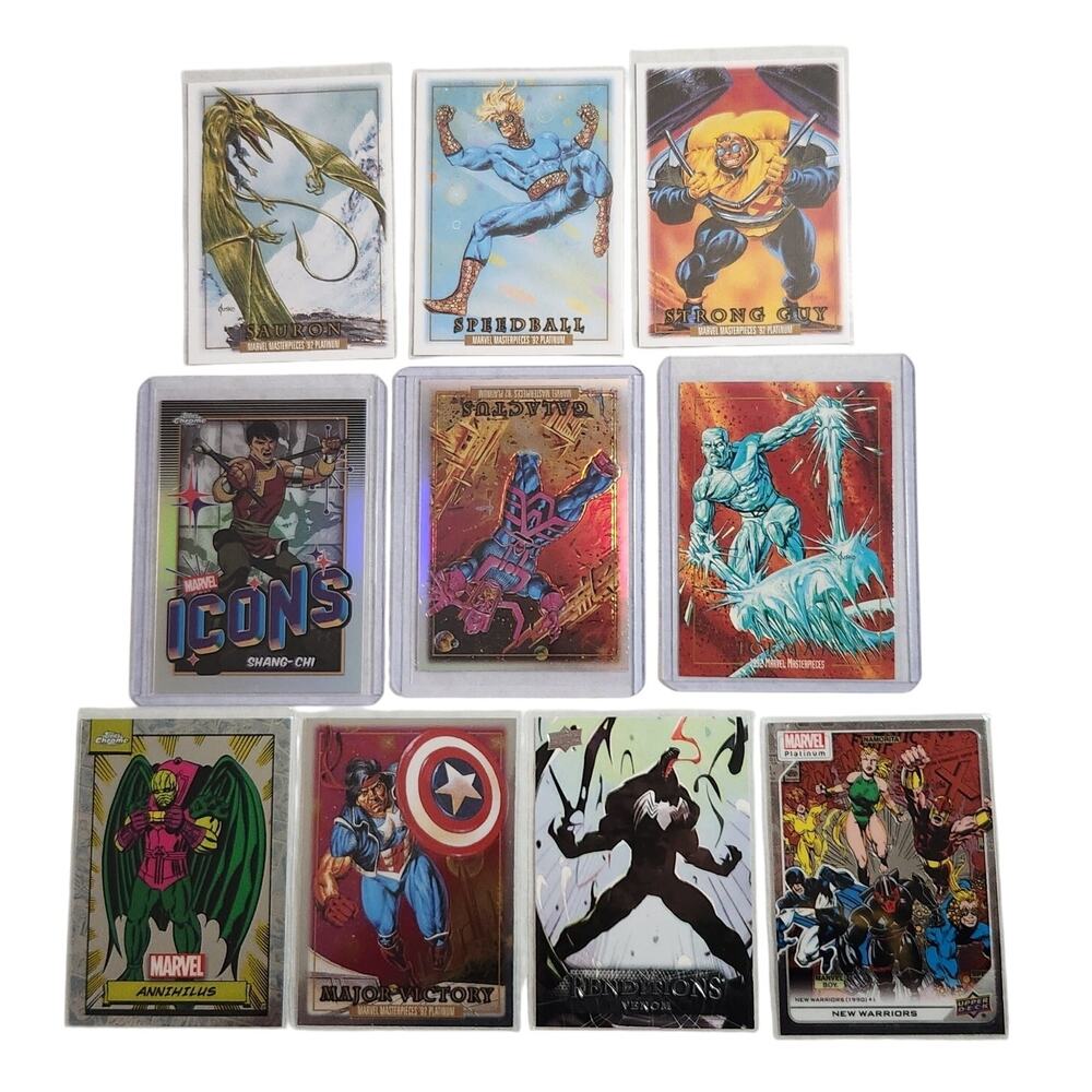 Marvel Trading Cards 2024 Lot Of 10 Sky Box, Topps, Upper Deck NM